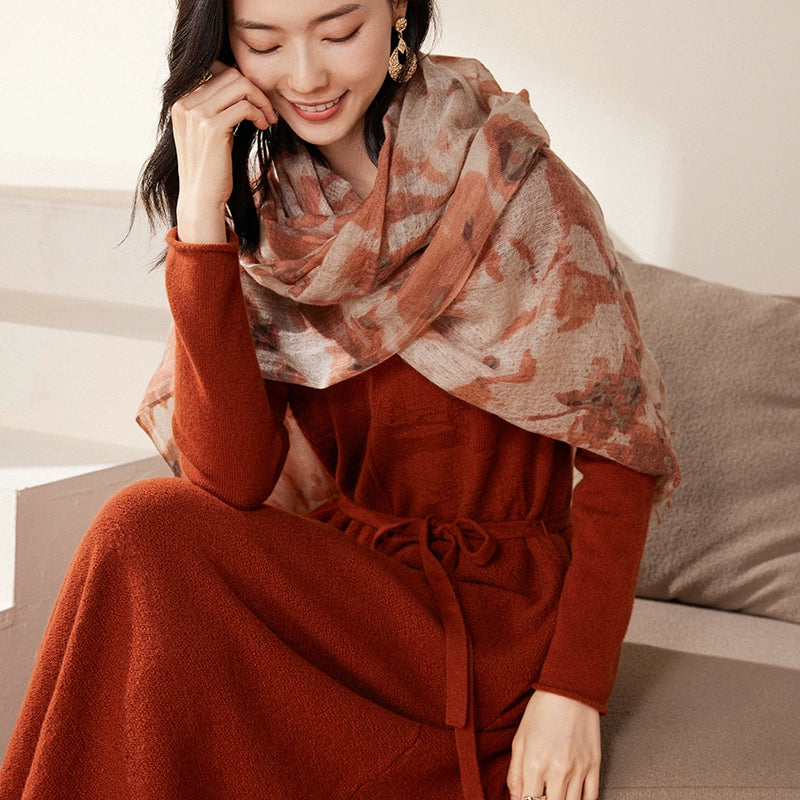 Exquisite 200s Ring Cashmere Scarf - Featherlight Warmth | Multiple Colors OESLO