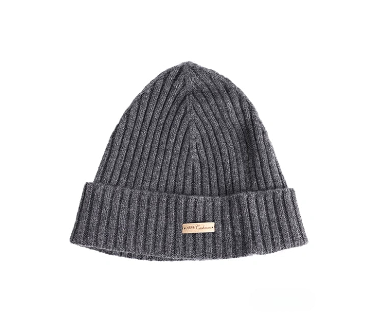 Unisex Cashmere Ribbed Beanie – Stylish & Versatile | Multiple Colors - OESLO
