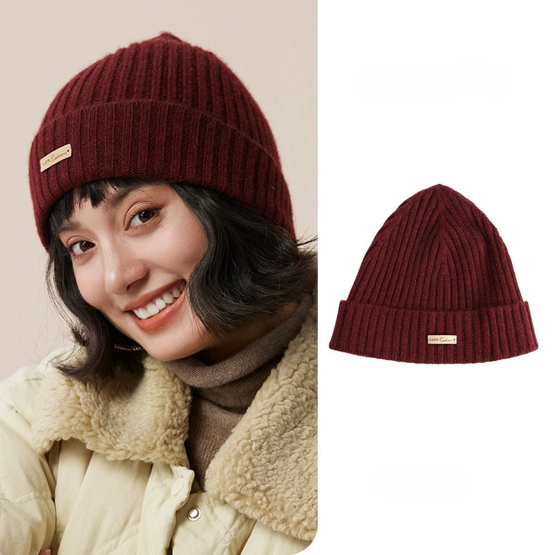 Unisex Cashmere Ribbed Beanie – Stylish & Versatile | Multiple Colors - OESLO