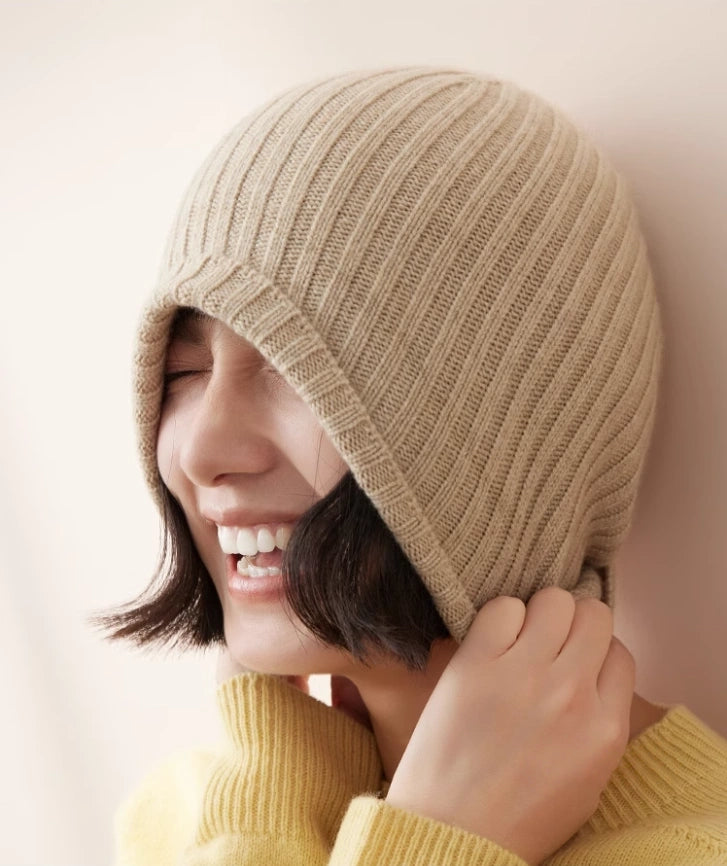 Unisex Cashmere Ribbed Beanie – Stylish & Versatile | Multiple Colors - OESLO