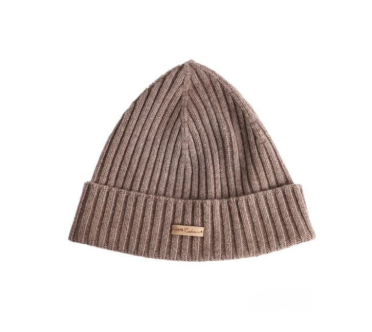 Unisex Cashmere Ribbed Beanie – Stylish & Versatile | Multiple Colors - OESLO