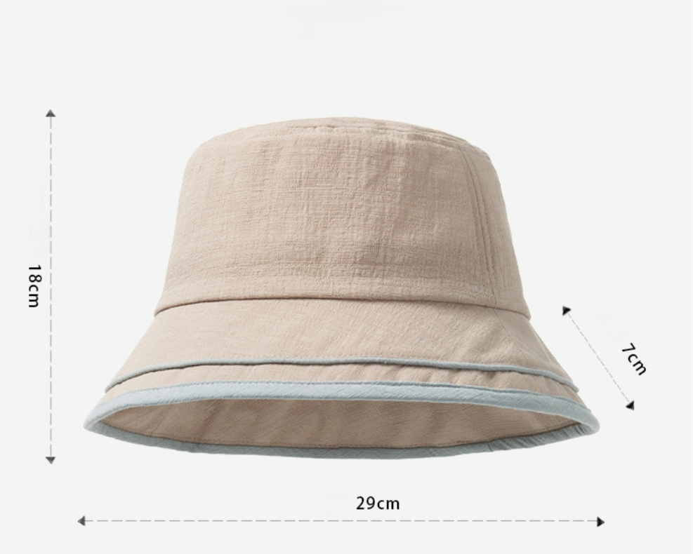Cotton Bucket Hat–Casual Sun Hat - OESLO