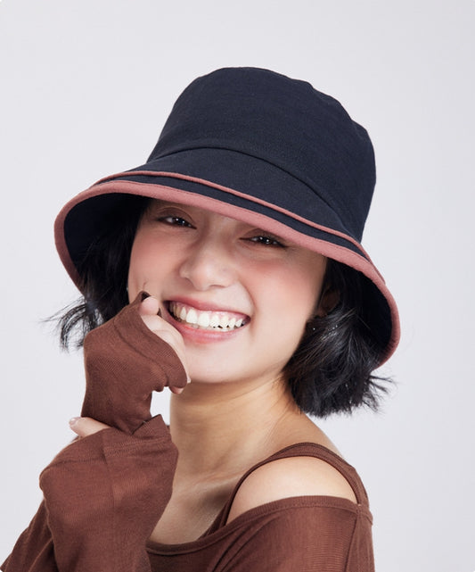 Cotton Bucket Hat–Casual Sun Hat - AOA Fashion Accessories