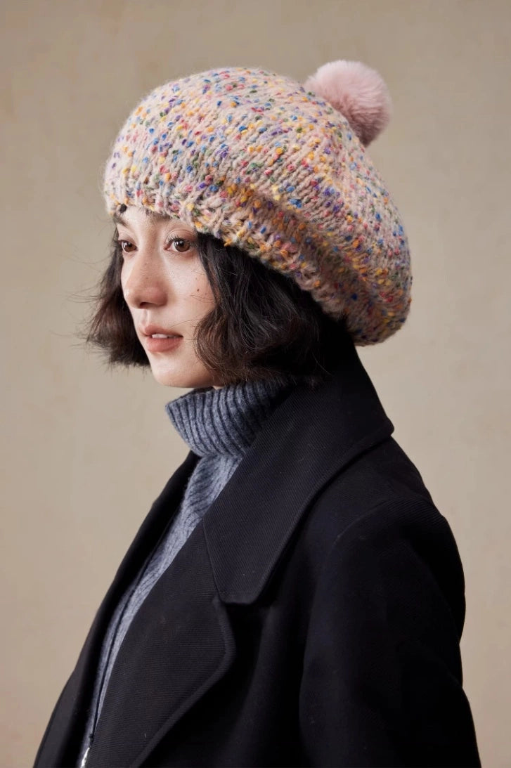 Cute Knit Beret Hat for Women | Multiple Colors - OESLO
