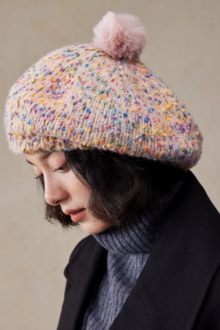 Cute Knit Beret Hat for Women | Multiple Colors - OESLO
