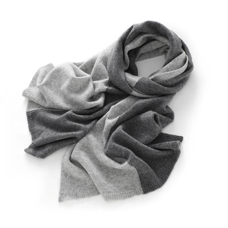 Colorblock Cashmere Scarf – Soft, Warm & Minimalist Style | Multiple Colors OESLO