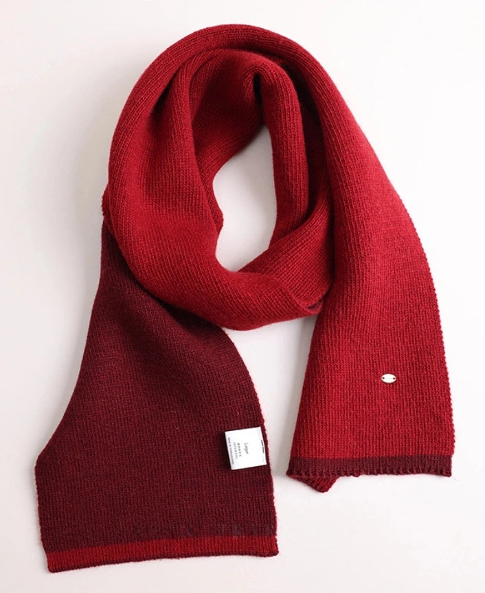 Modern Two-Tone Knitted Scarf for Women & Men | Multiple Colors - OESLO