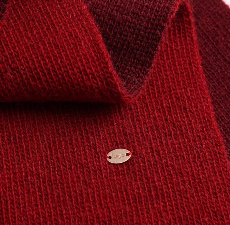 Modern Two-Tone Knitted Scarf for Women & Men | Multiple Colors - OESLO