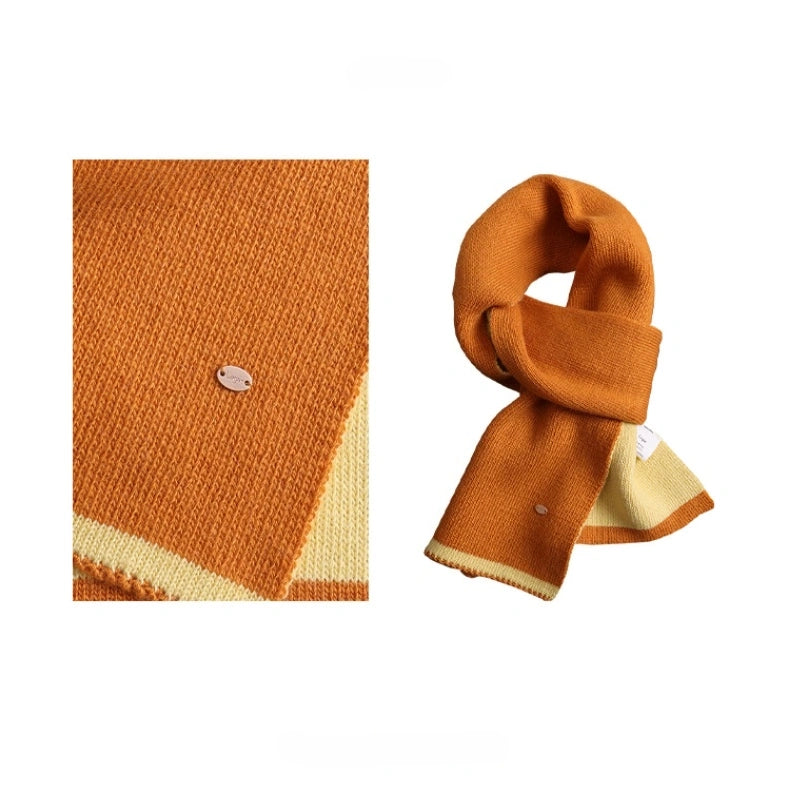 Modern Two-Tone Knitted Scarf for Women & Men | Multiple Colors - OESLO
