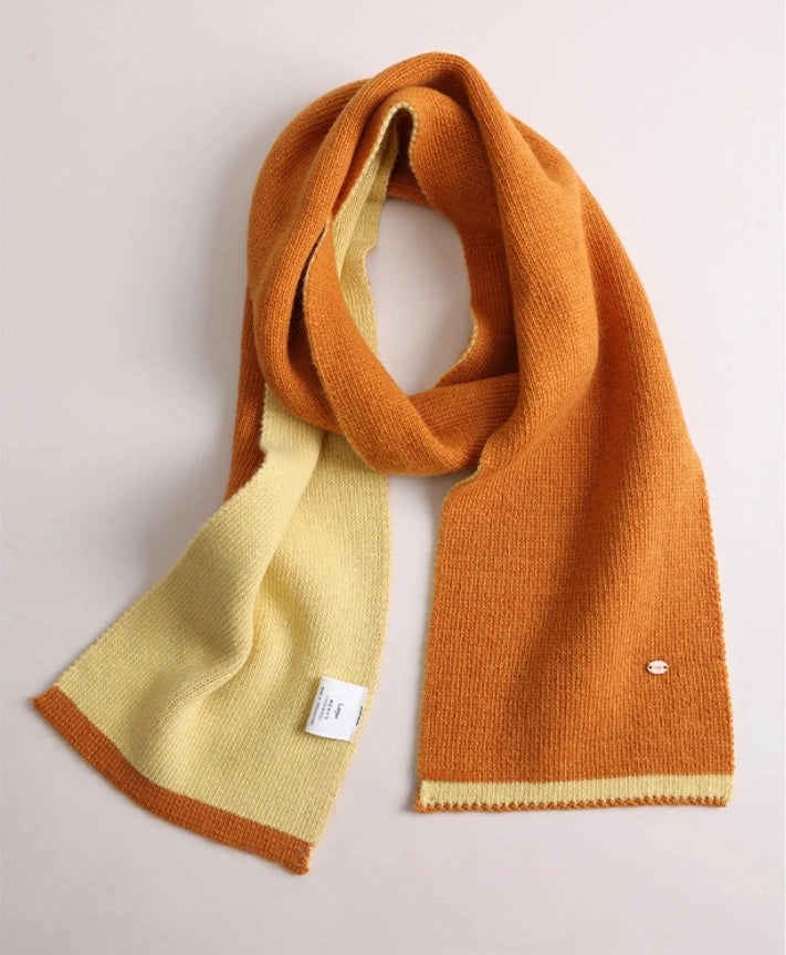 Modern Two-Tone Knitted Scarf for Women & Men | Multiple Colors - OESLO