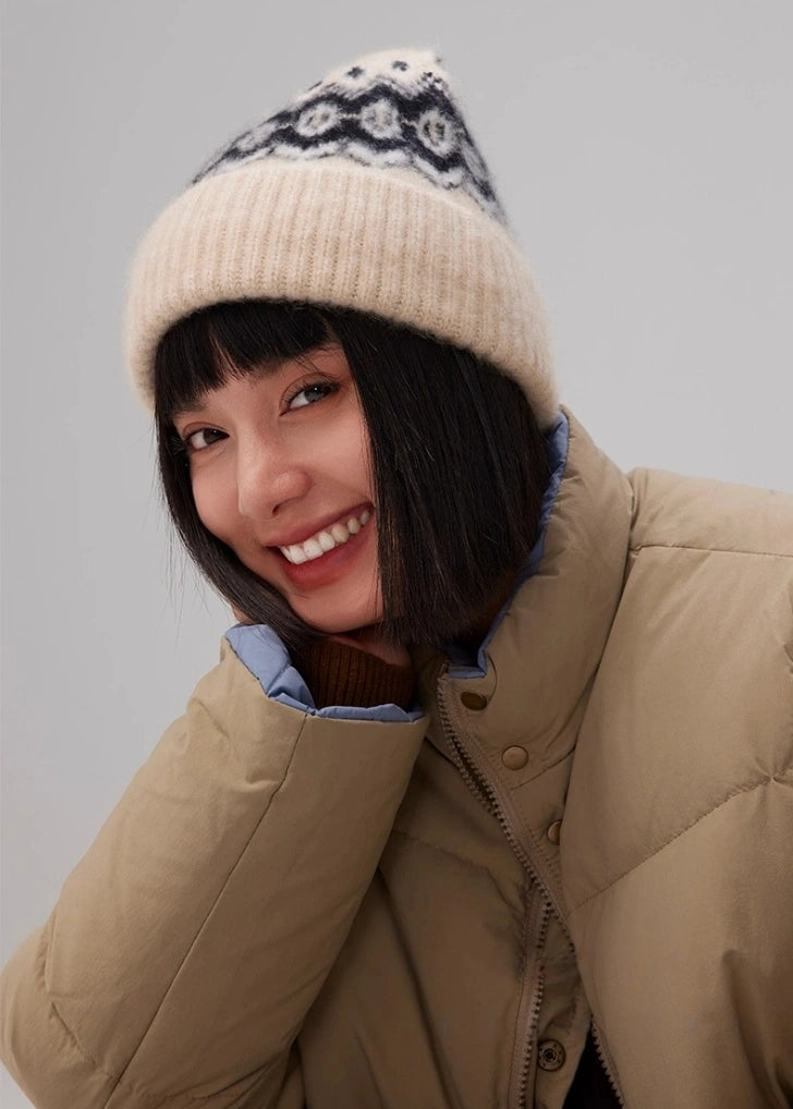 Cashmere Fair Isle Beanie – Vintage Nordic Elegance | Multiple Colors OESLO