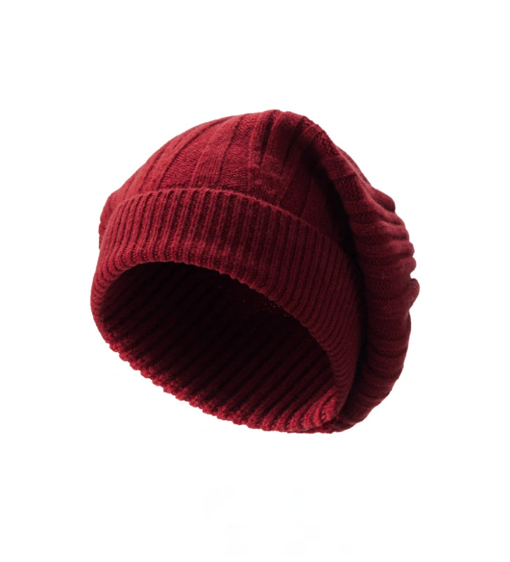 Wool Knit Hat — Elegant Striped Beret for Women | Multiple Colors OESLO