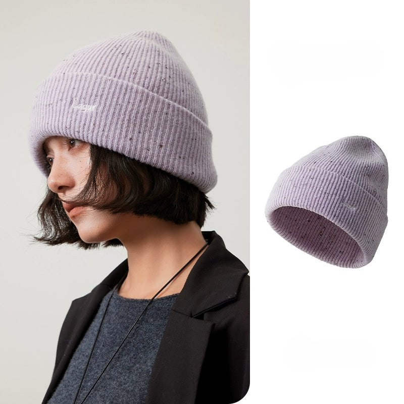 Merino Wool Beanie - Snow Mist Speckled Design | Multiple Colors OESLO