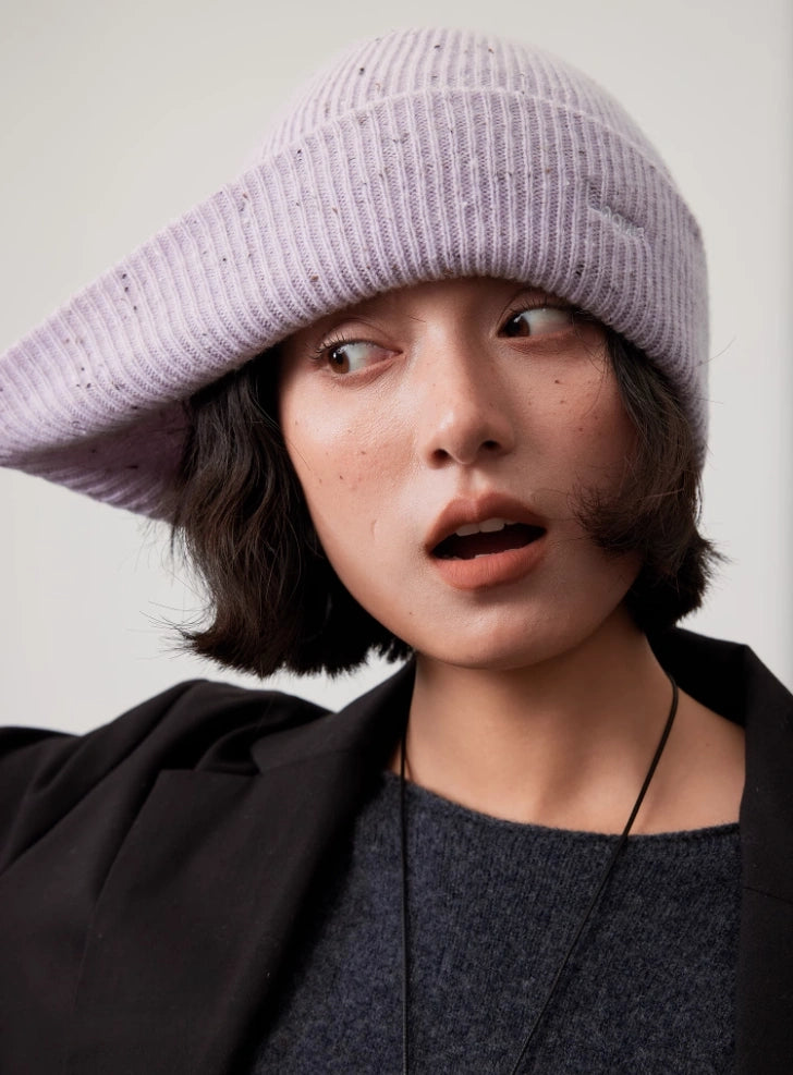 Merino Wool Beanie - Snow Mist Speckled Design | Multiple Colors OESLO