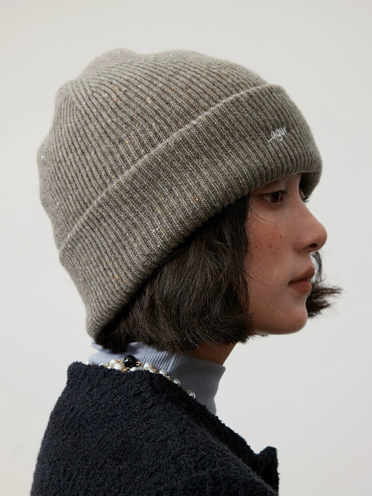 Merino Wool Beanie - Snow Mist Speckled Design | Multiple Colors OESLO