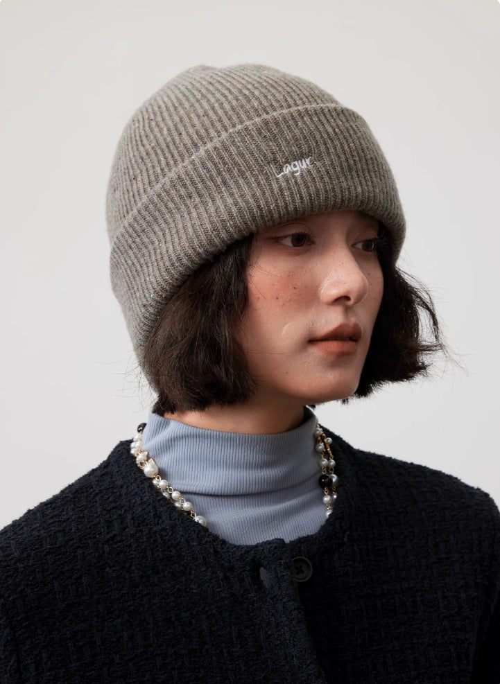 Merino Wool Beanie - Snow Mist Speckled Design | Multiple Colors OESLO