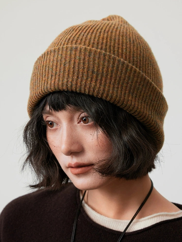 Merino Wool Beanie - Snow Mist Speckled Design | Multiple Colors OESLO