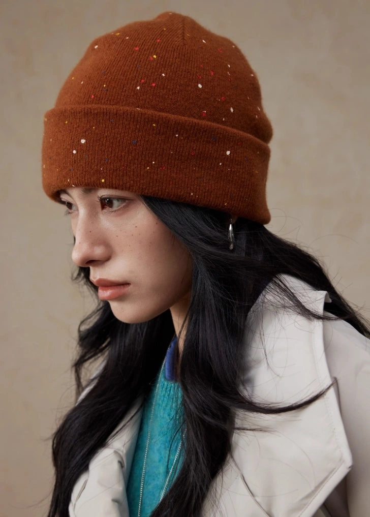 Multicolor Speckled Merino Wool Beanie | Multiple Colors - OESLO