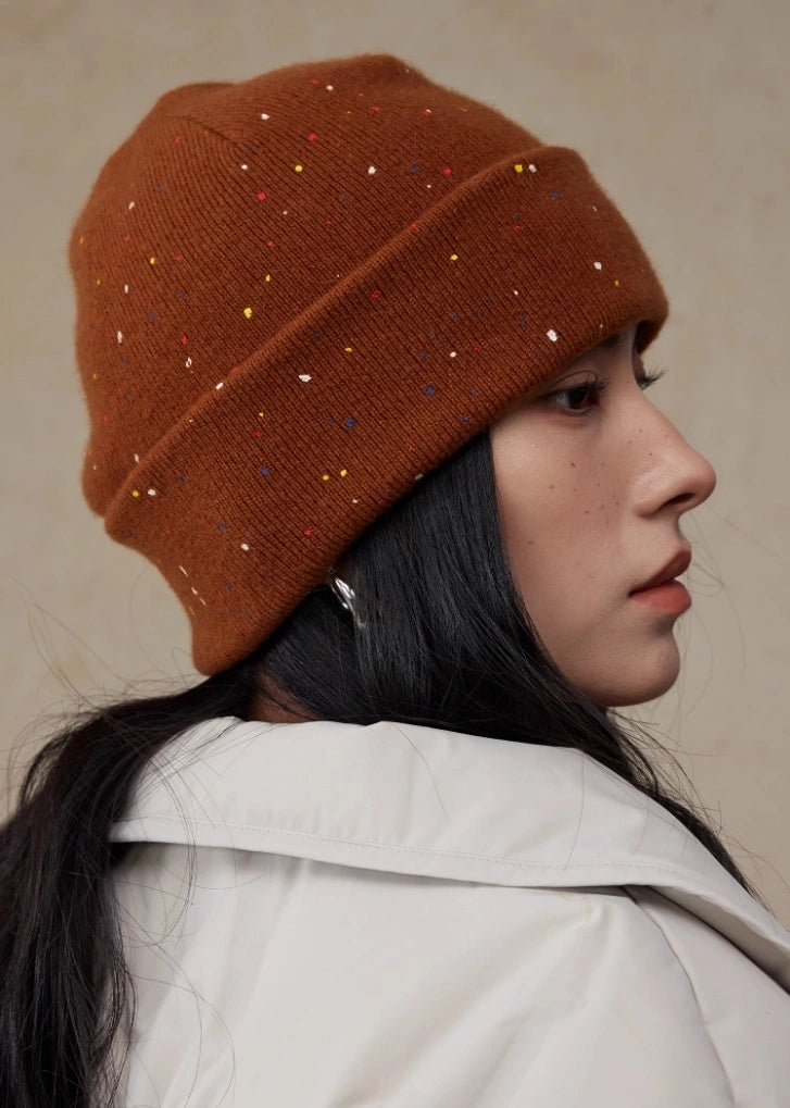 Multicolor Speckled Merino Wool Beanie | Multiple Colors - OESLO