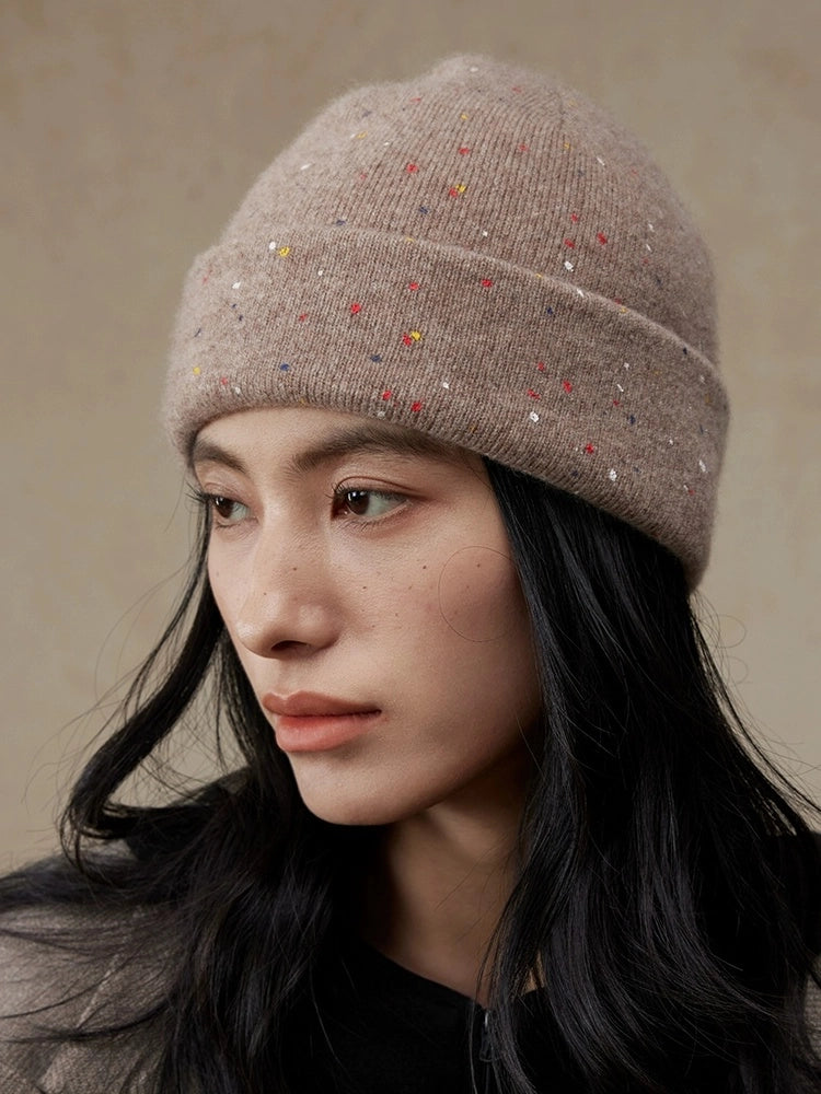Multicolor Speckled Merino Wool Beanie | Multiple Colors - OESLO