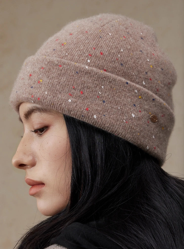 Multicolor Speckled Merino Wool Beanie | Multiple Colors - OESLO
