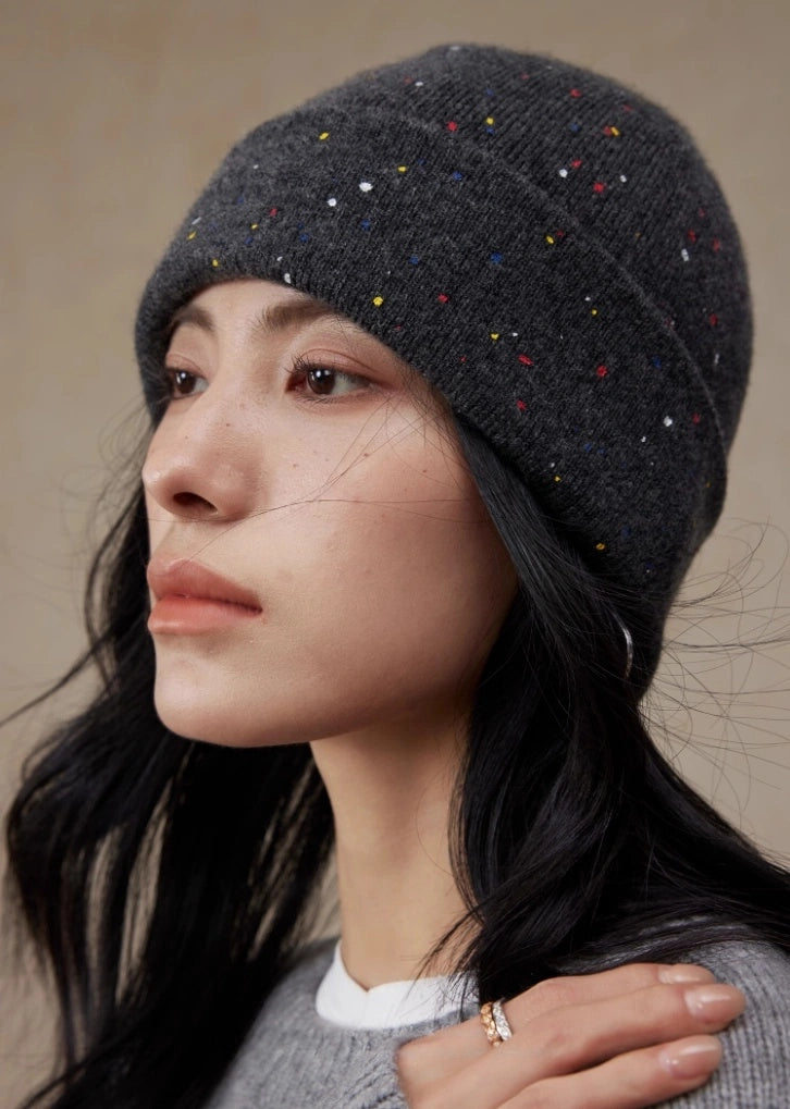 Multicolor Speckled Merino Wool Beanie | Multiple Colors - OESLO