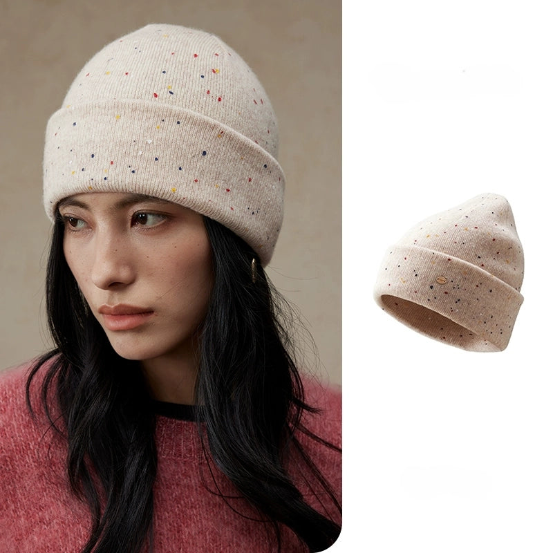 Multicolor Speckled Merino Wool Beanie | Multiple Colors - OESLO