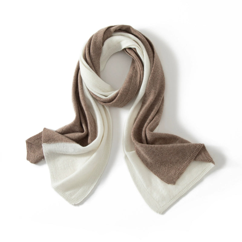 Colorblock Cashmere Scarf – Soft, Warm & Minimalist Style | Multiple Colors OESLO