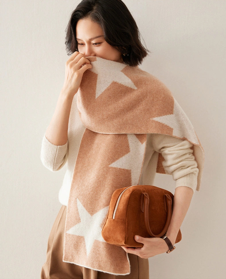 Cashmere Scarf for Women - Star Pattern | Multiple Colors OESLO