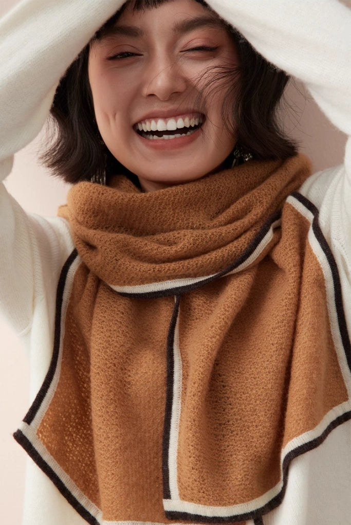 Soft Cashmere Scarf – Contrast Edge Design | Multiple Colors OESLO