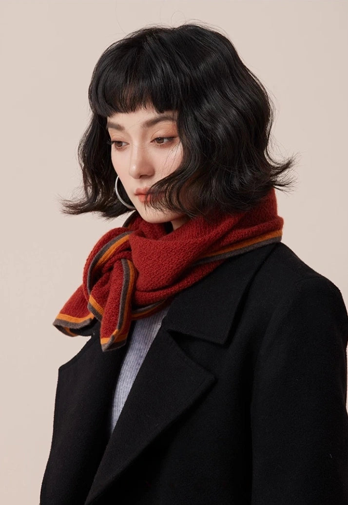 Soft Cashmere Scarf – Contrast Edge Design | Multiple Colors OESLO