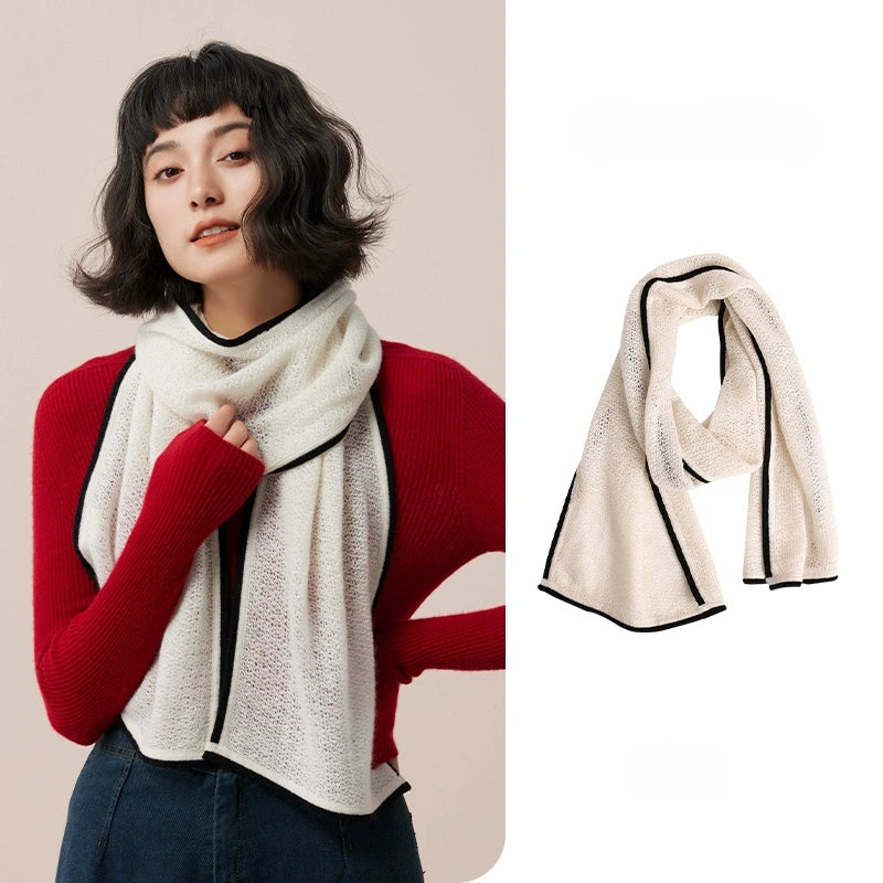 Soft Cashmere Scarf – Contrast Edge Design | Multiple Colors OESLO