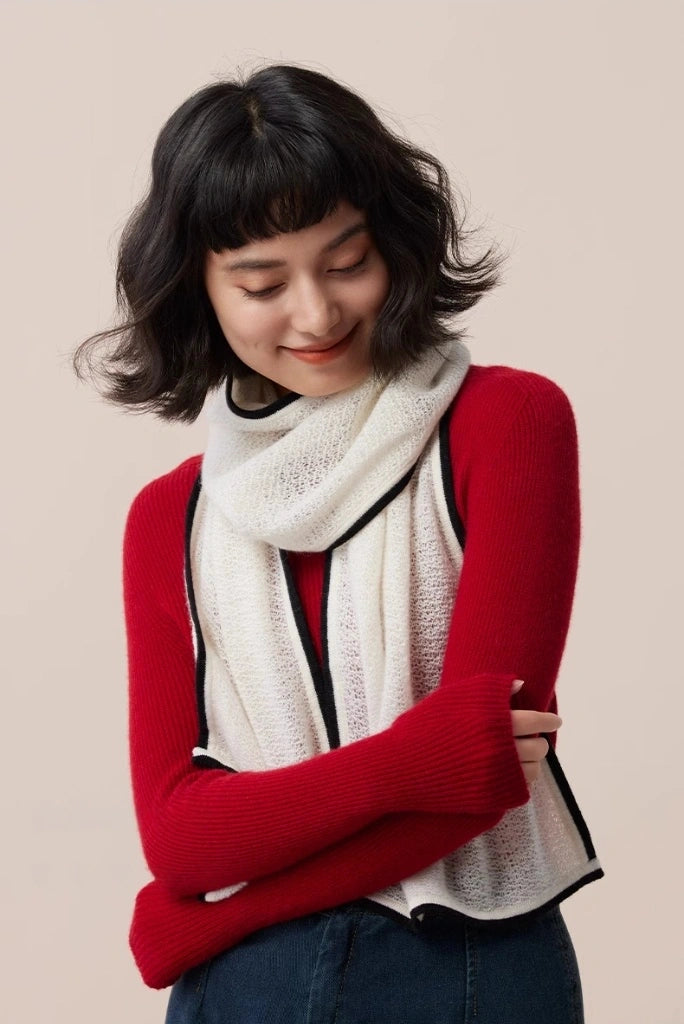 Soft Cashmere Scarf – Contrast Edge Design | Multiple Colors OESLO