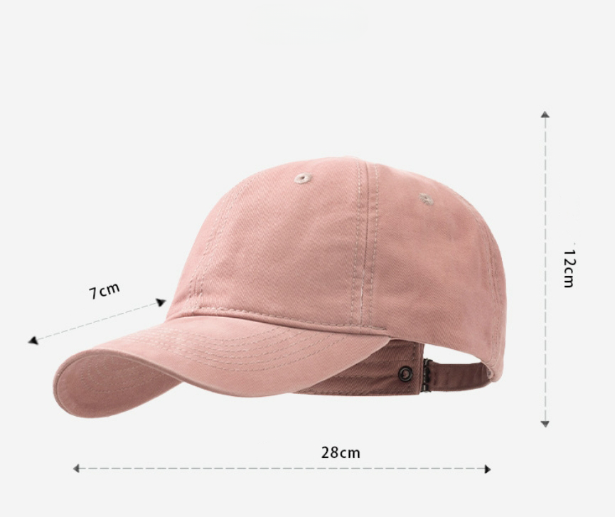 Solid Color Versatile Baseball Cap | Unisex Casual Hat - AOA Fashion Accessories