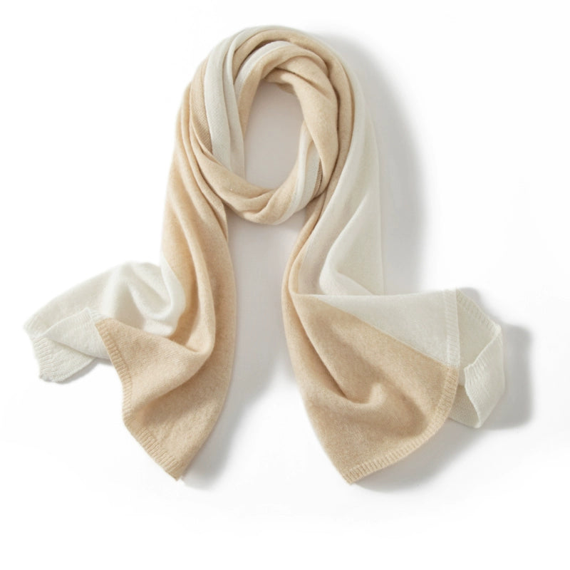 Colorblock Cashmere Scarf – Soft, Warm & Minimalist Style | Multiple Colors OESLO