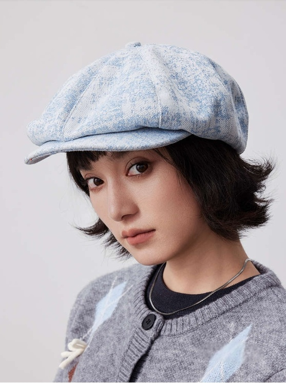Vintage Cotton Beret Hat – Soft Stylish Beret Cap - OESLO