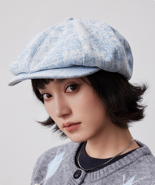 Vintage Cotton Beret Hat – Soft Stylish Beret Cap - AOA Fashion Accessories