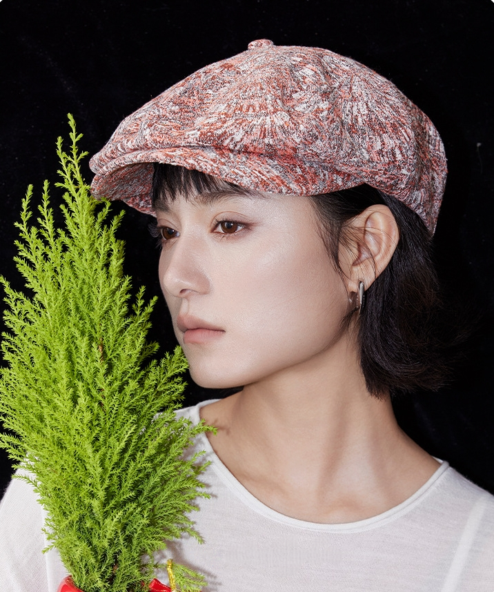 Vintage Cotton Beret Hat – Soft Stylish Beret Cap - OESLO