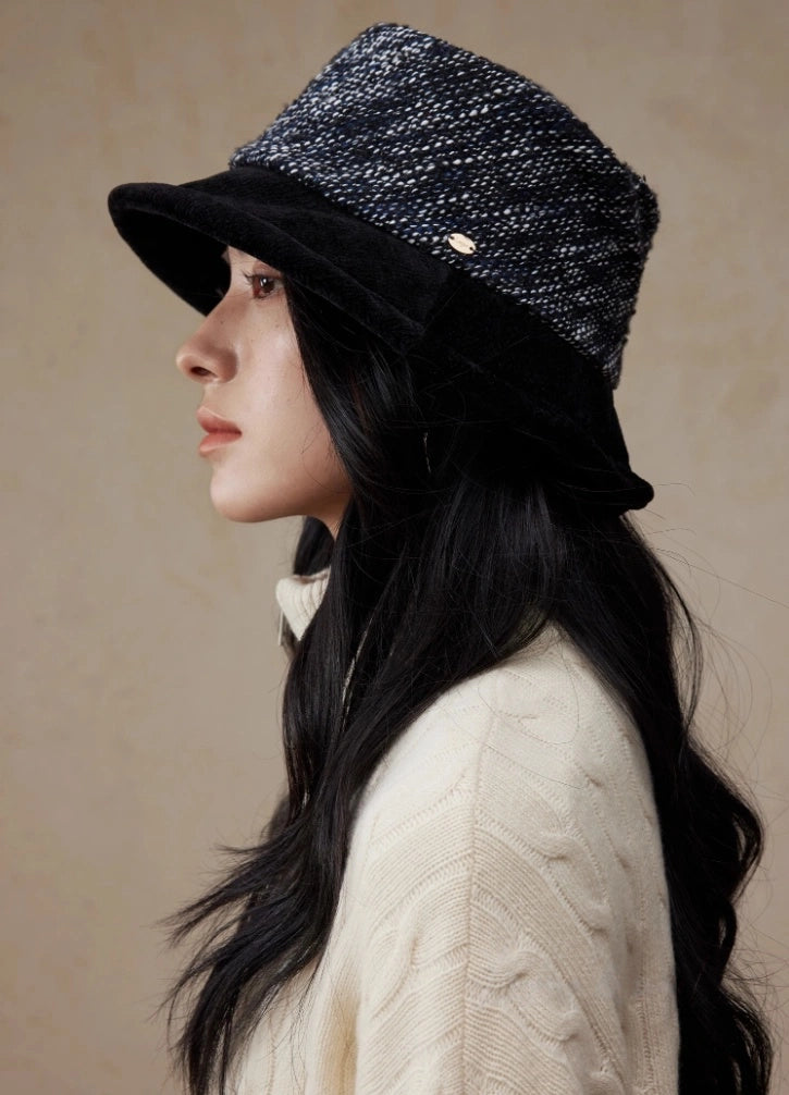 Tweed Winter Bucket Hat – Unisex Vintage Style OESLO