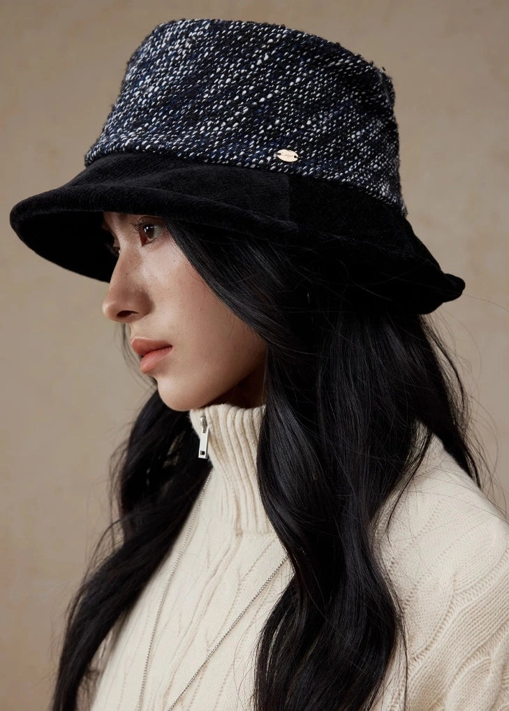 Tweed Winter Bucket Hat – Unisex Vintage Style OESLO