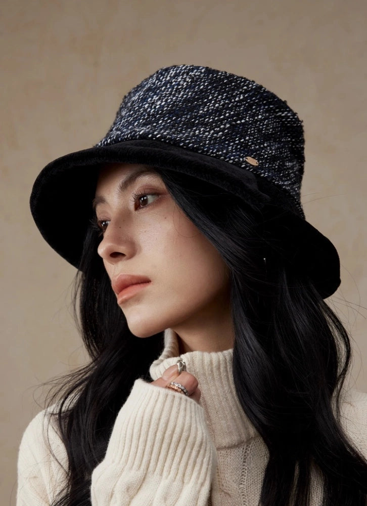 Tweed Winter Bucket Hat – Unisex Vintage Style OESLO