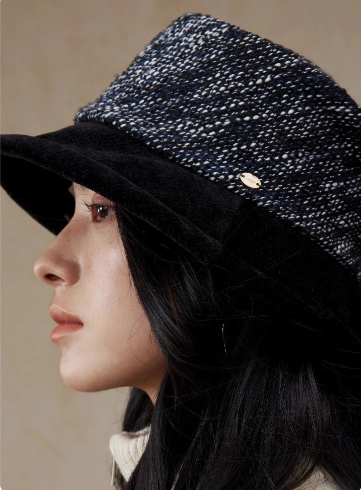 Tweed Winter Bucket Hat – Unisex Vintage Style OESLO