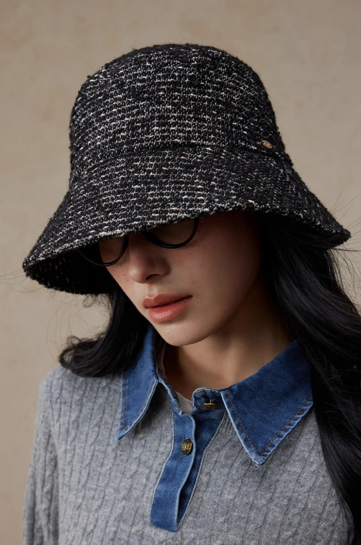 Wool Blend Tweed Bucket Hat – Classic & Cozy | Multiple Colors OESLO