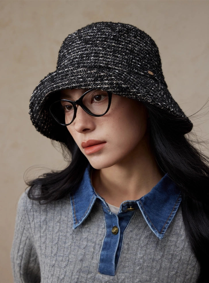 Wool Blend Tweed Bucket Hat – Classic & Cozy | Multiple Colors OESLO