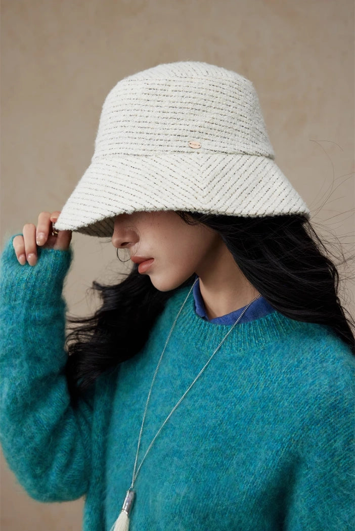 Wool Blend Tweed Bucket Hat – Classic & Cozy | Multiple Colors OESLO