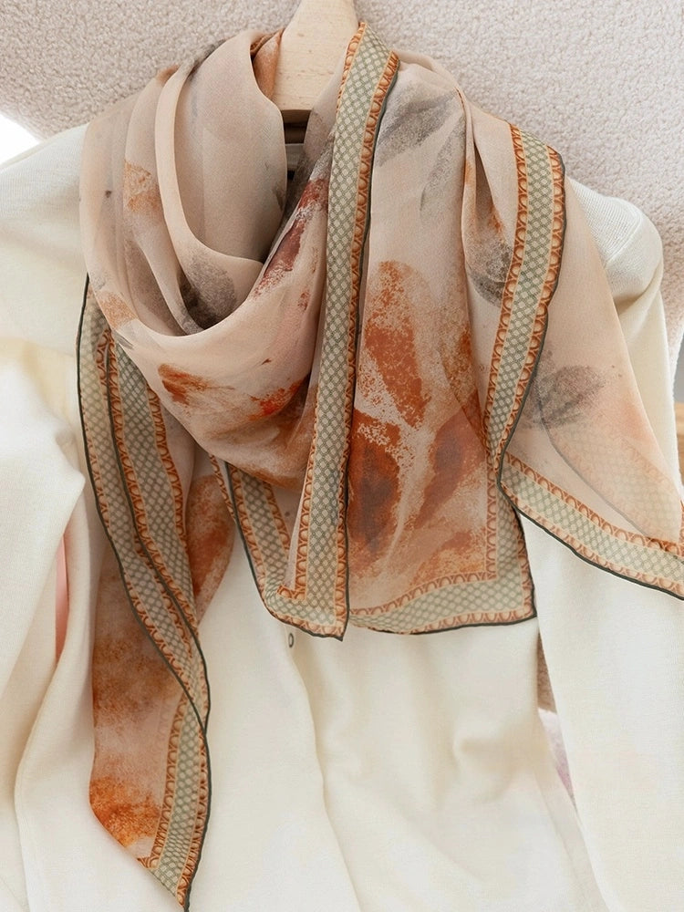 Silk Square Scarf - Xiangyunsha Plant-Dyed - OESLO