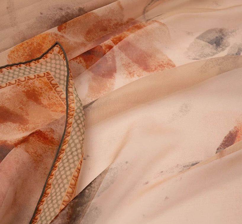 Silk Square Scarf - Xiangyunsha Plant-Dyed - OESLO