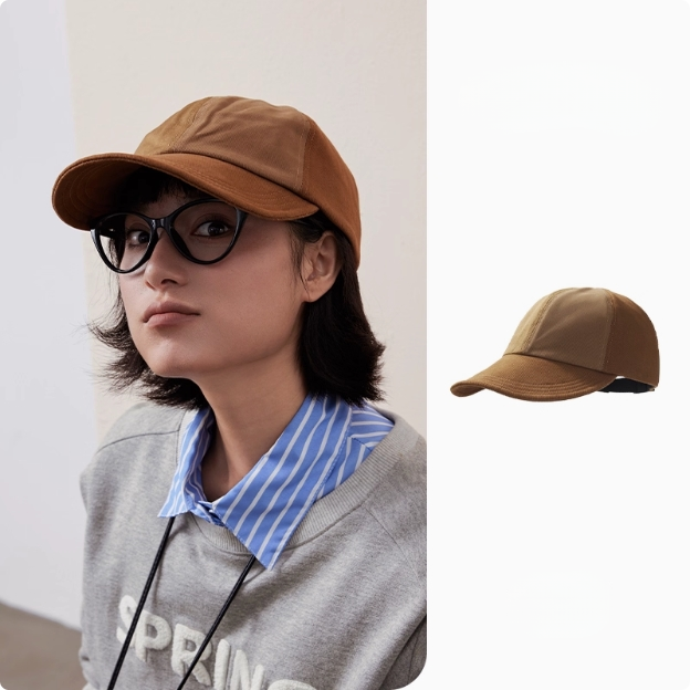 Colorblock Cotton Baseball Cap - OESLO