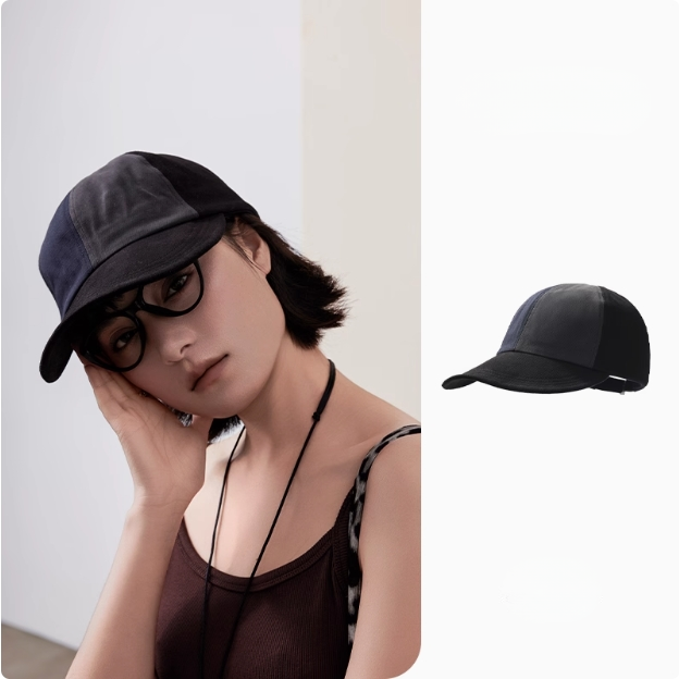 Colorblock Cotton Baseball Cap - OESLO