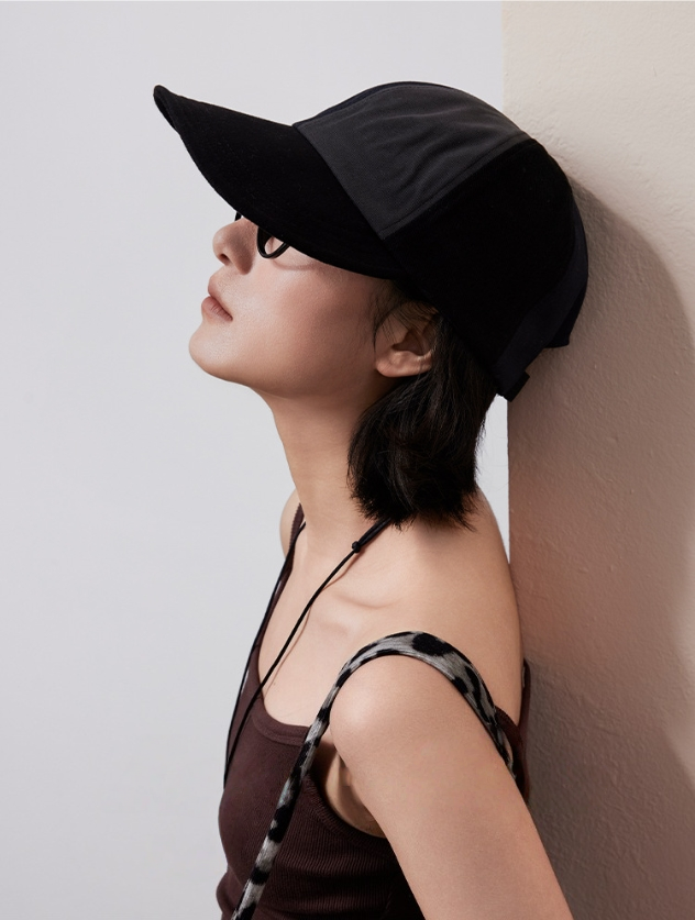 Colorblock Cotton Baseball Cap - OESLO